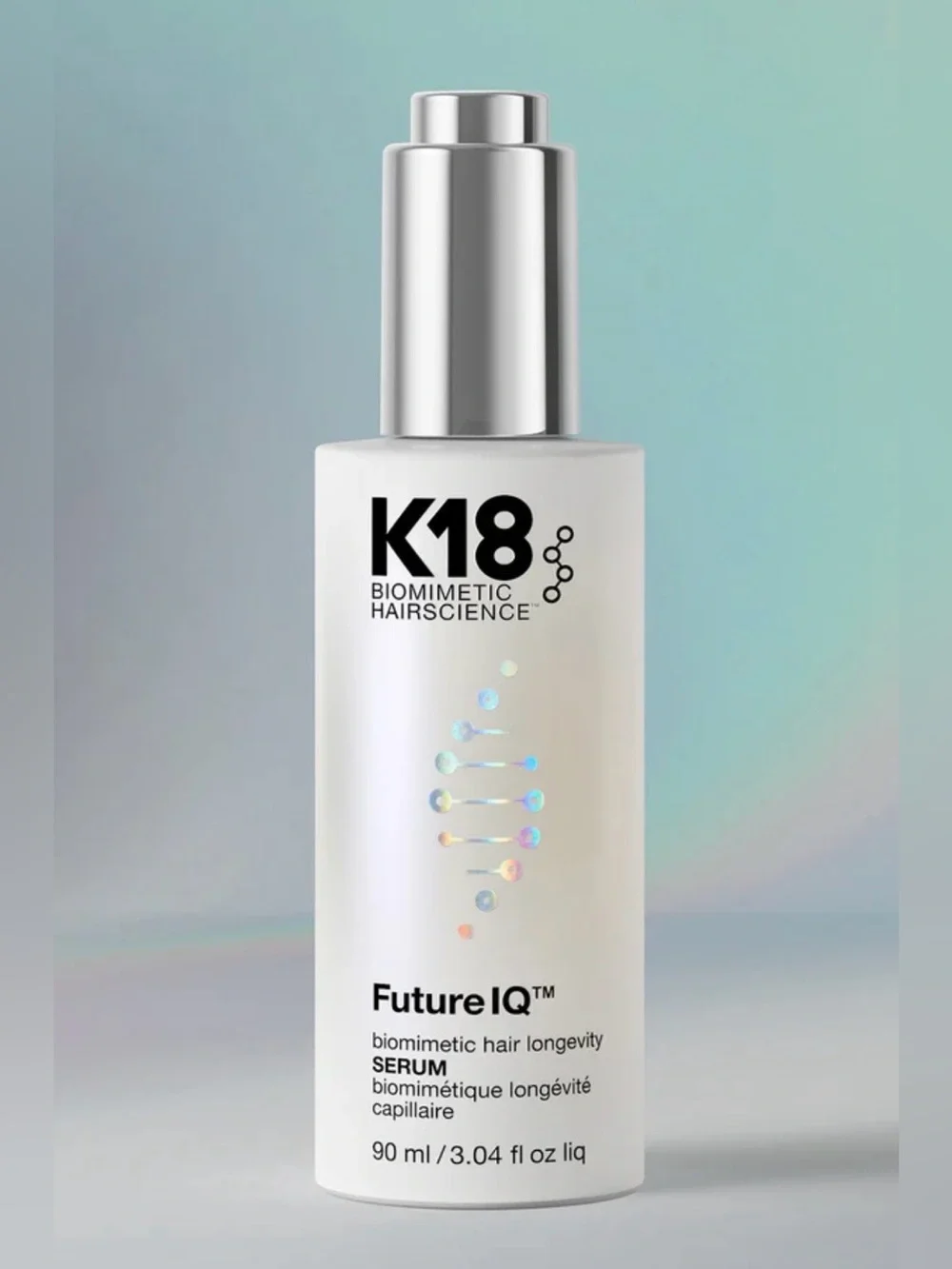 K18 FutureIQ Biomimetic Hairscience Longevity Serum — 90 ml.